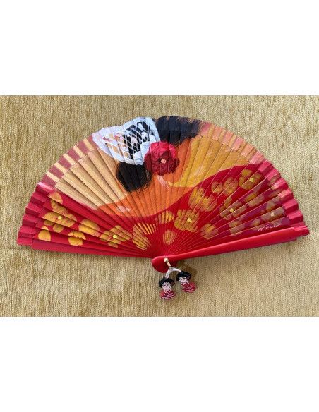 Abanico flamenca peineta
