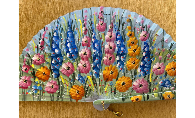 Abanico flores