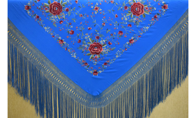 Mantón mano seda 140cm