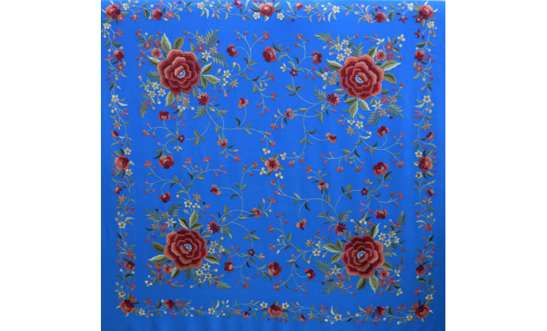 Mantón mano seda 140cm