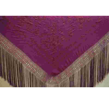 Mantón mano seda 135cm