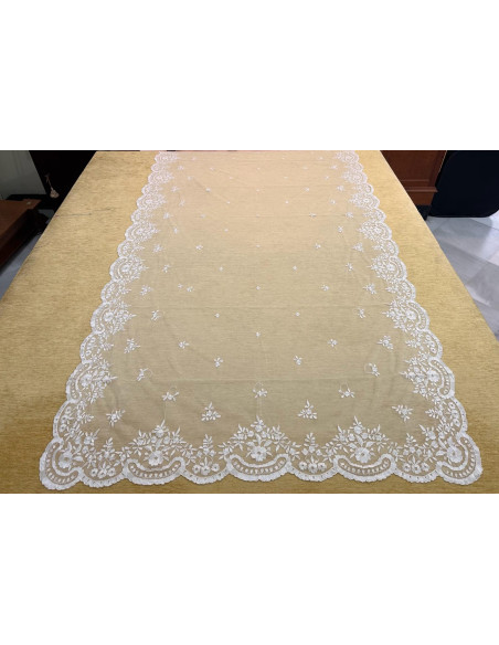 Mantilla mano seda