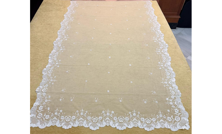 Mantilla mano seda