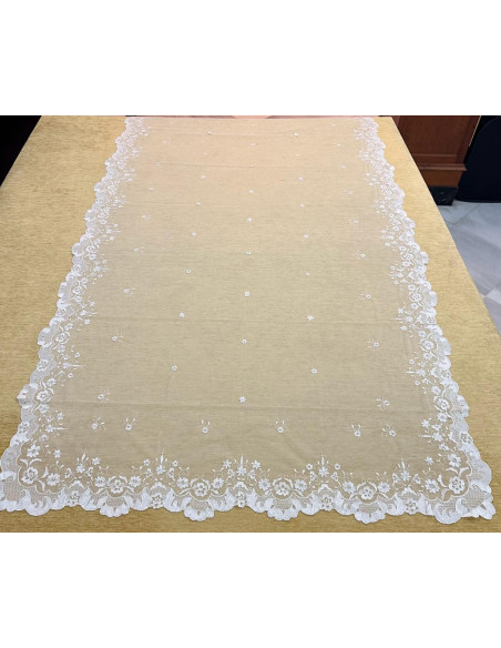 Mantilla mano seda
