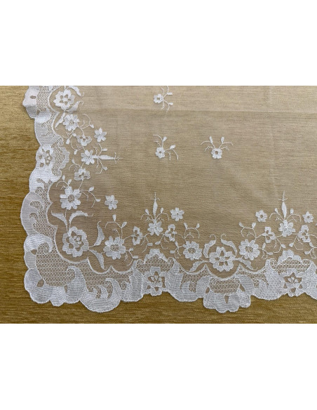 Mantilla mano seda