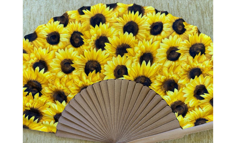 Abanico girasoles