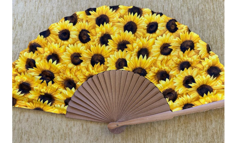 Abanico girasoles