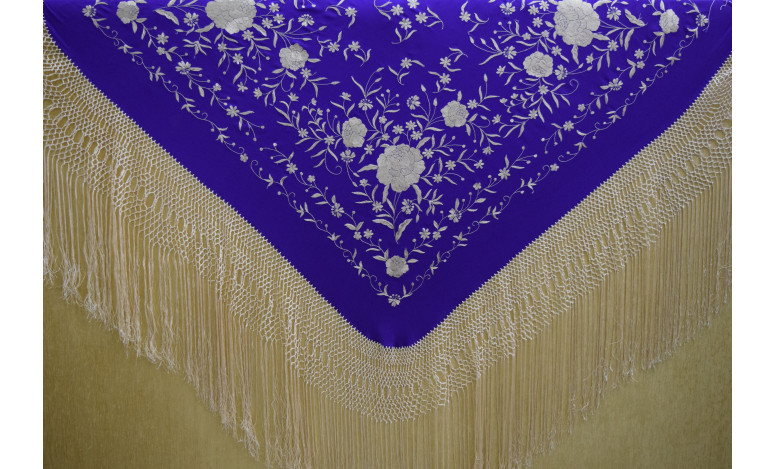 Mantón mano seda 140
