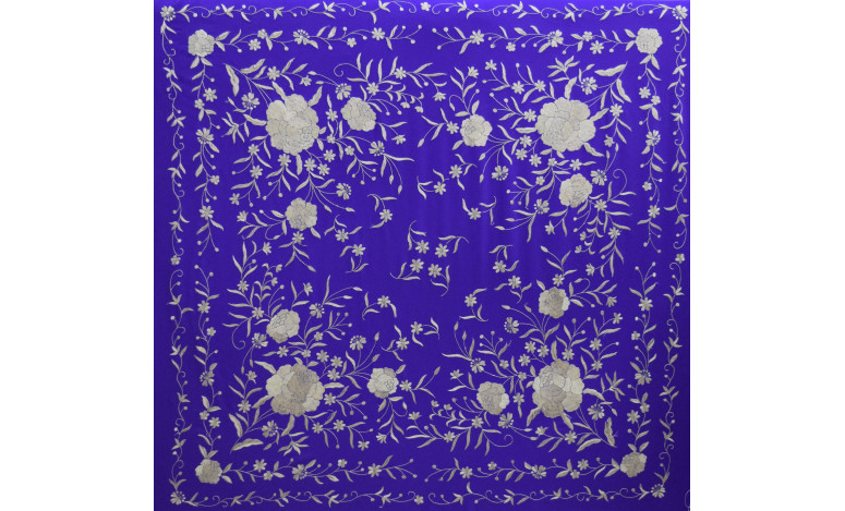 Mantón mano seda 140