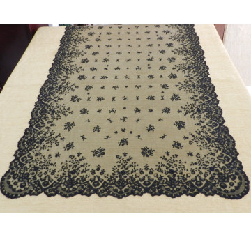 Mantilla mano seda
