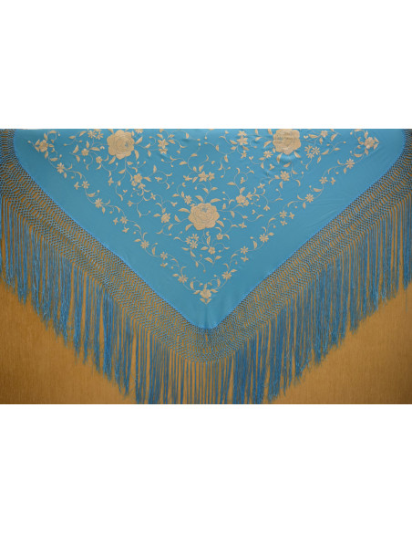 Mantón mano seda 110cm