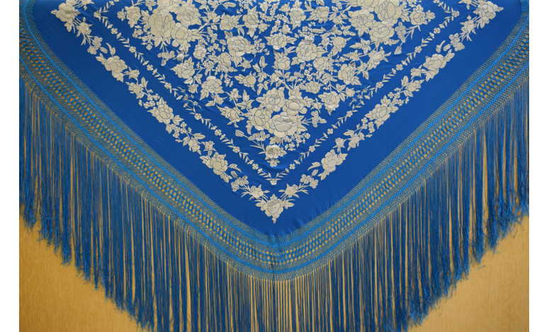 Mantón mano seda 140cm