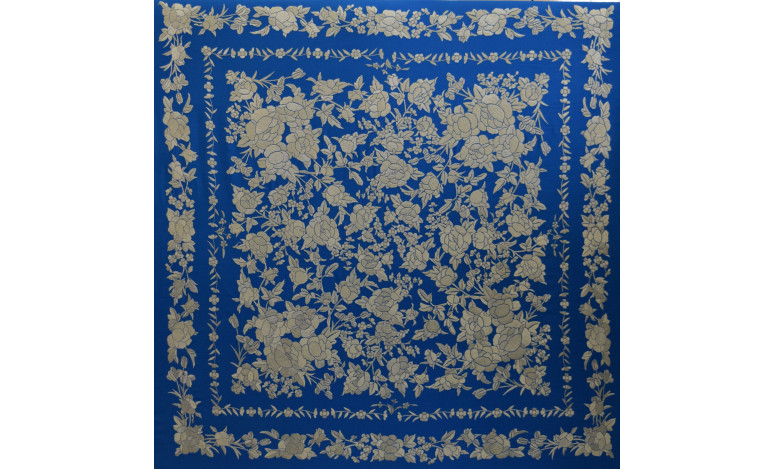 Mantón mano seda 140cm