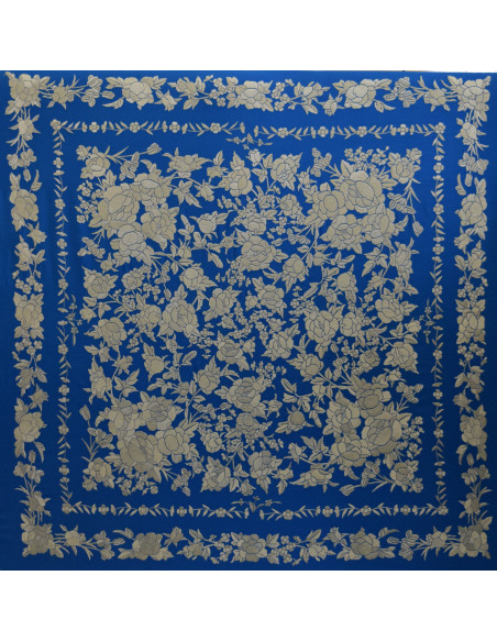 Mantón mano seda 140cm