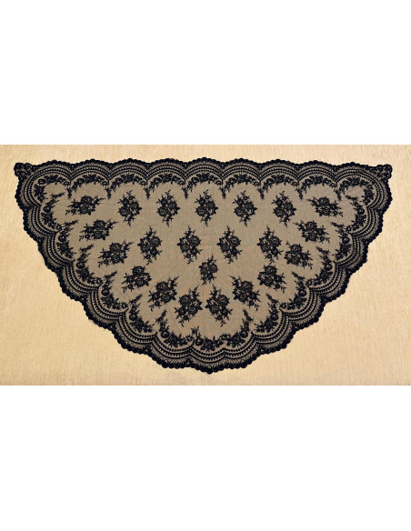Mantilla media luna