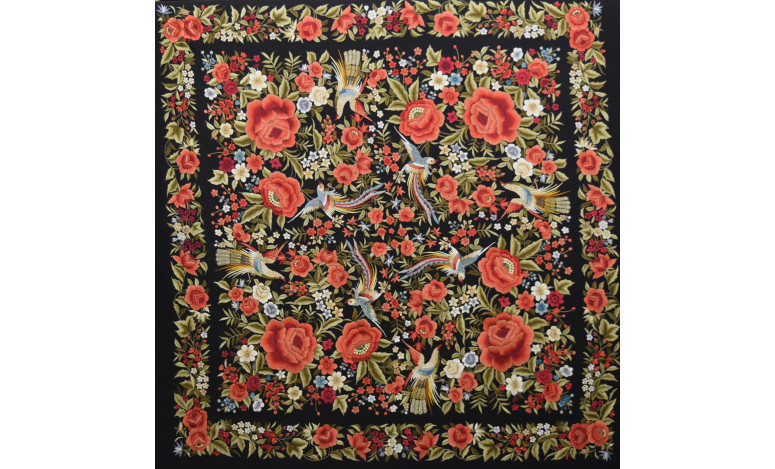 Mantón mano seda 140 cm