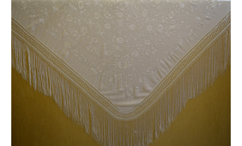 Mantón mano crespón 150cm