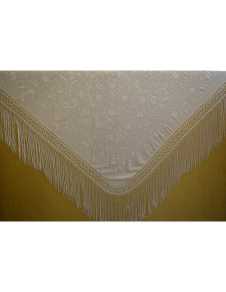 Mantón mano crespón 150cm