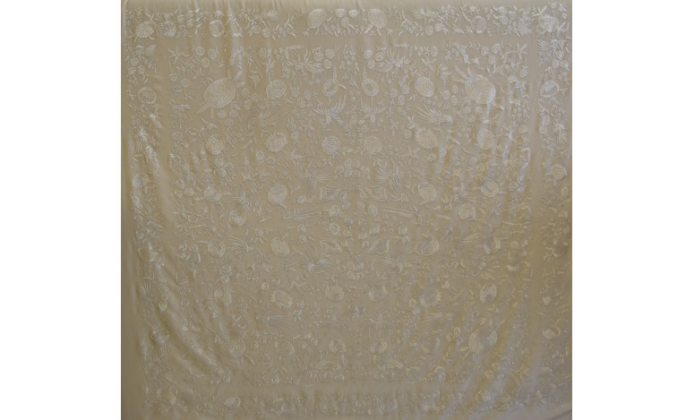 Mantón mano crespón 150cm