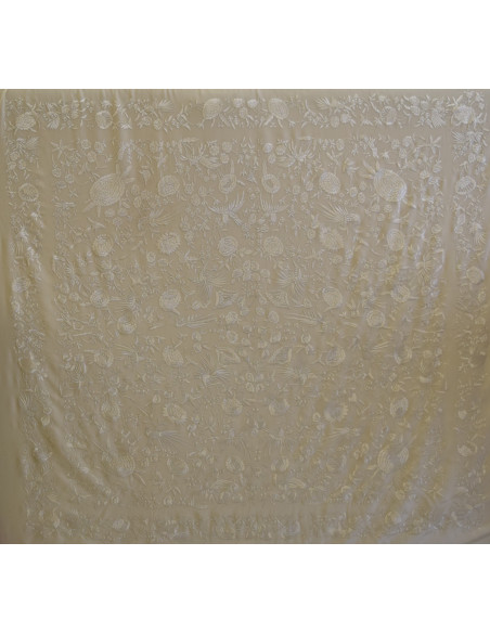 Mantón mano crespón 150cm