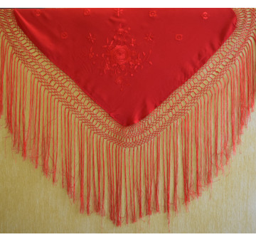 Manton mano seda especial niñas 80cm 2