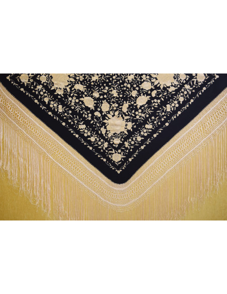 Mantón mano seda 140cm