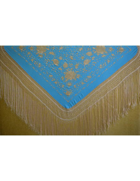 Mantón mano seda 140cm