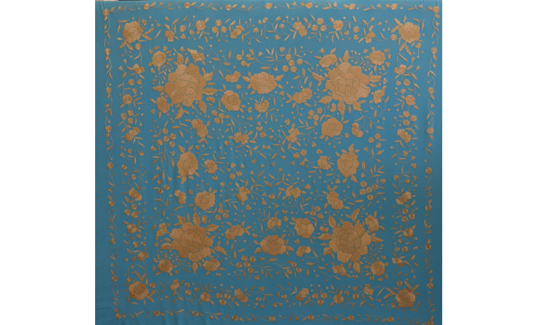 Mantón mano seda 140cm