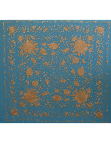 Mantón mano seda 140cm