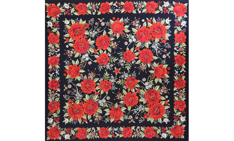 Mantón mano seda 140cm