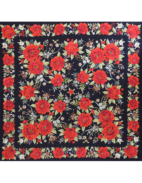 Mantón mano seda 140cm