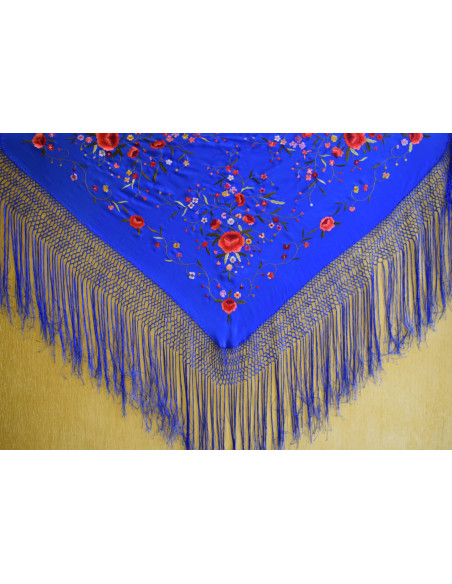 Mantón mano seda 115cm
