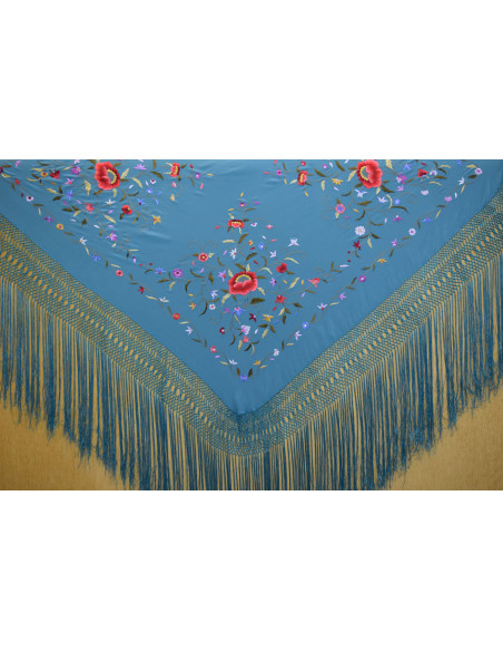 Mantón mano seda 140cm
