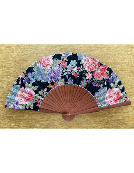 Abanico peral estampado
