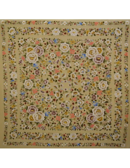 Mantón mano seda 140cm
