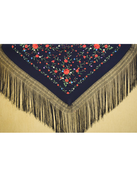 Mantón mano seda 110cm