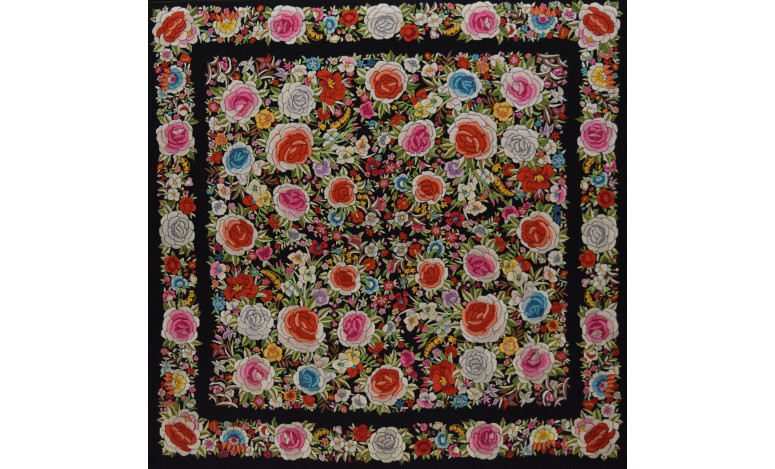 Mantón mano seda 140cm