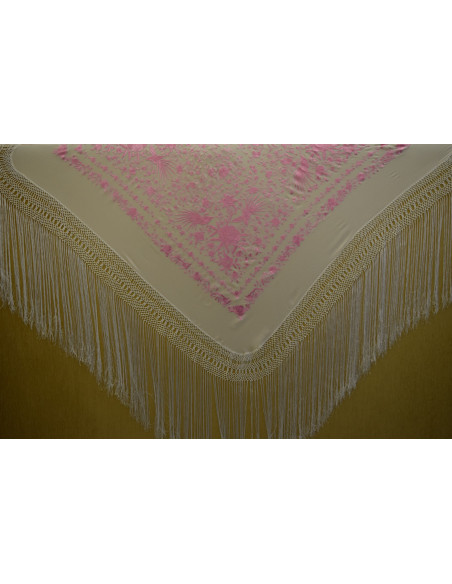 Mantón mano seda 140cm