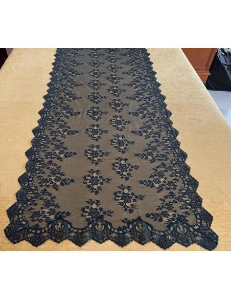 Mantilla máquina azul 100*220