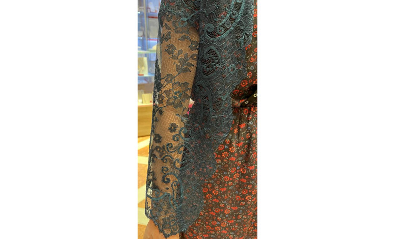 Mantilla máquina azul 100*220