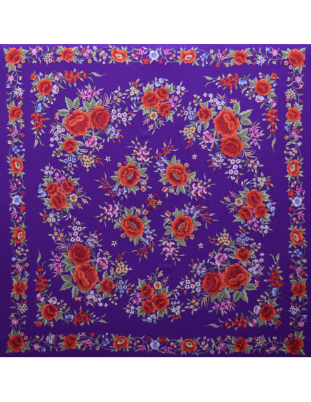 Mantón mano seda 140cm