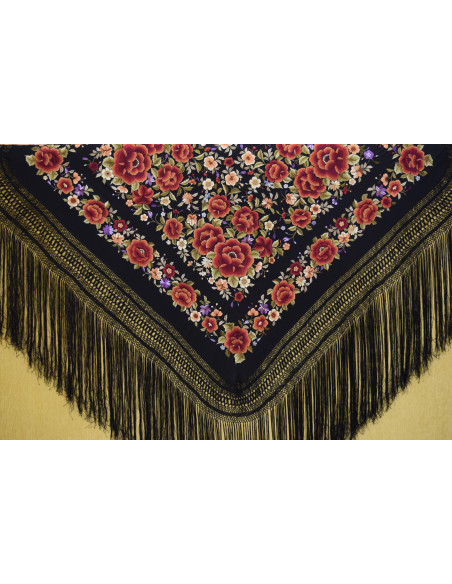 Mantón mano seda 140cm