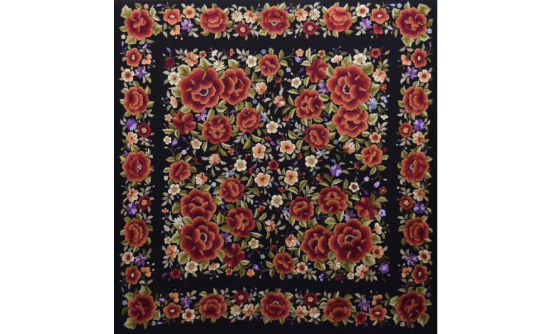 Mantón mano seda 140cm