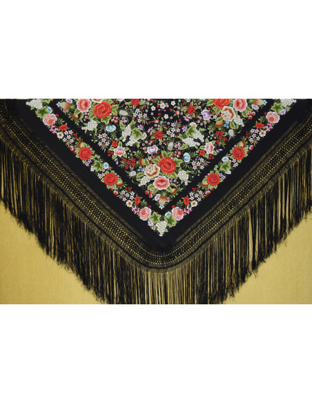 Mantón mano seda 140cm