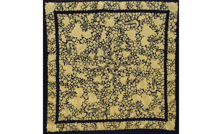 Mantón mano seda 140cm