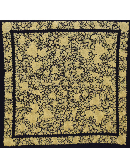 Mantón mano seda 140cm