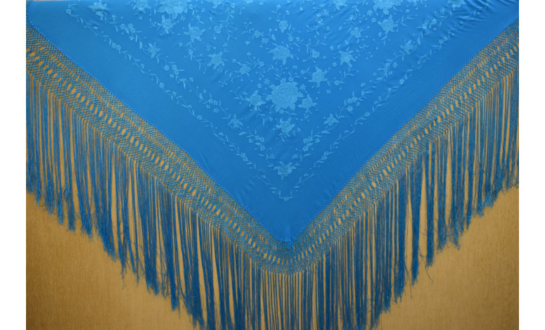 Mantón mano seda 135cm