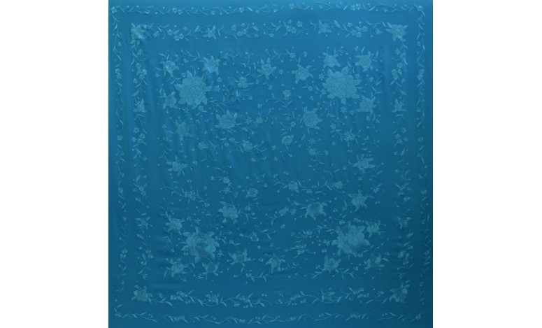 Mantón mano seda 135cm