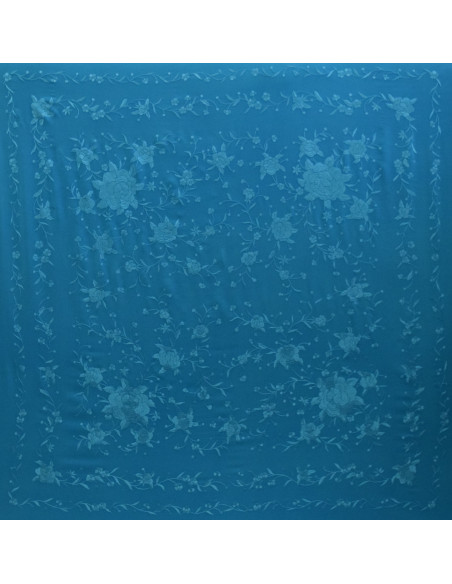 Mantón mano seda 135cm