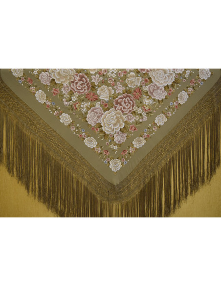 Mantón mano seda 140cm